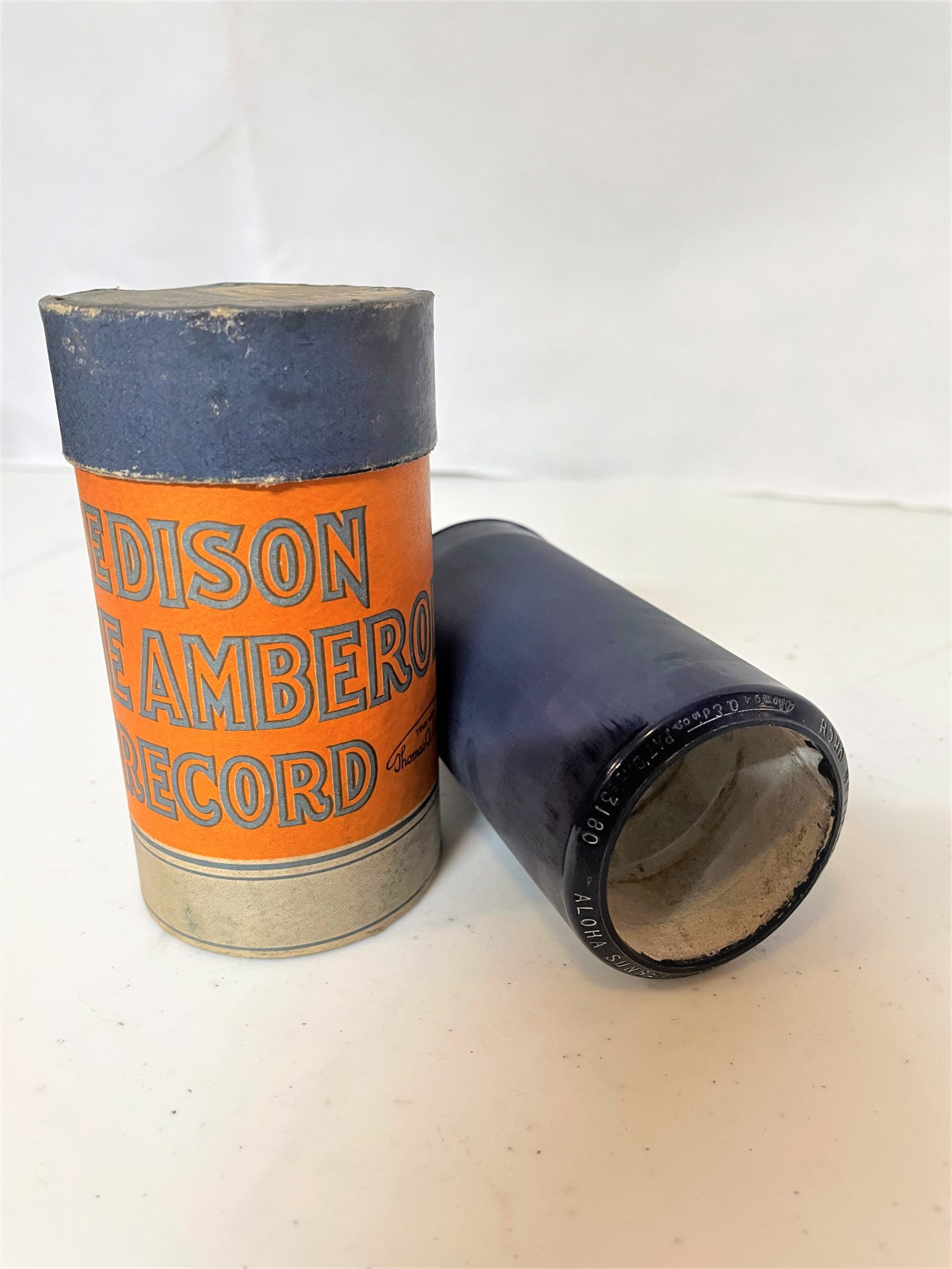 Edison 4 minute cylinder… “I’ve got my Captain Working for Me Now”