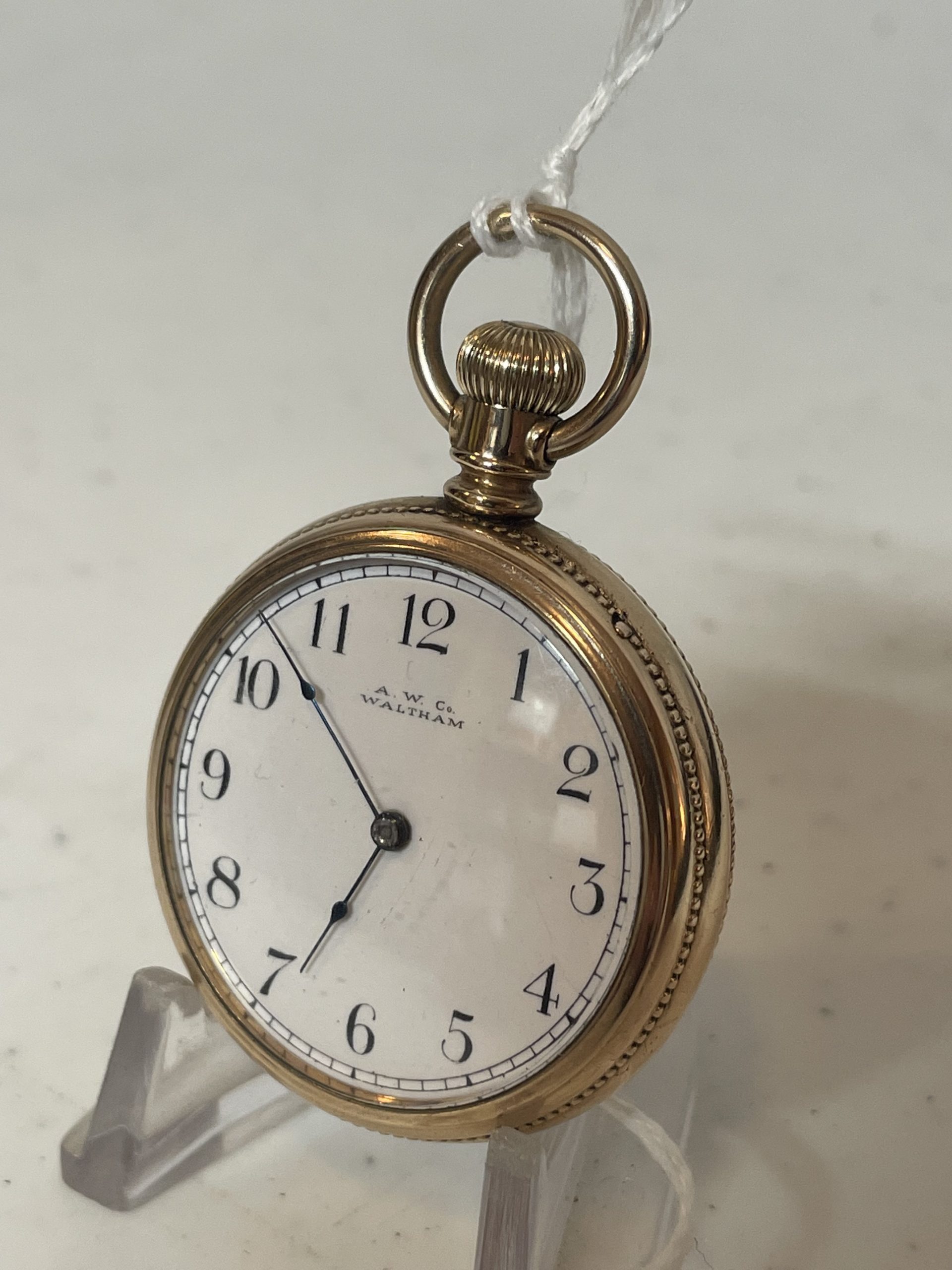 Waltham 6s Open Face Gold Filled Pocket Watch – 4-4 Time