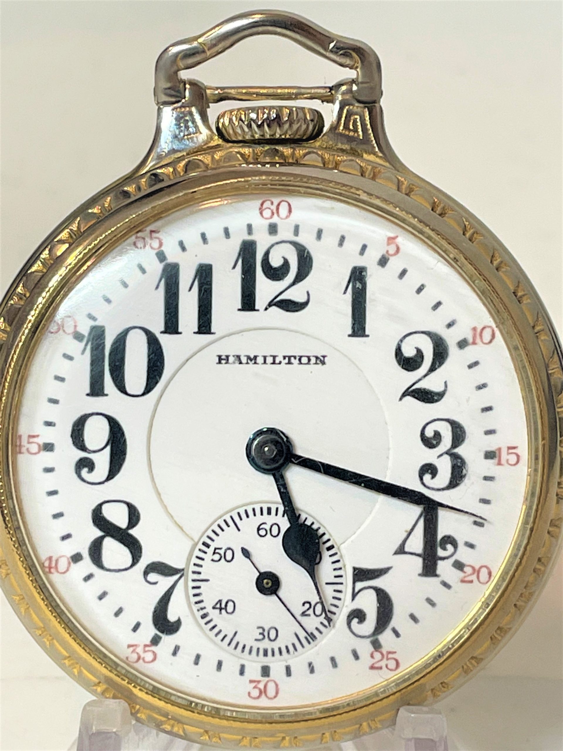 Masonic Hamilton 992 21 Jewel Railroad Pocket Watch