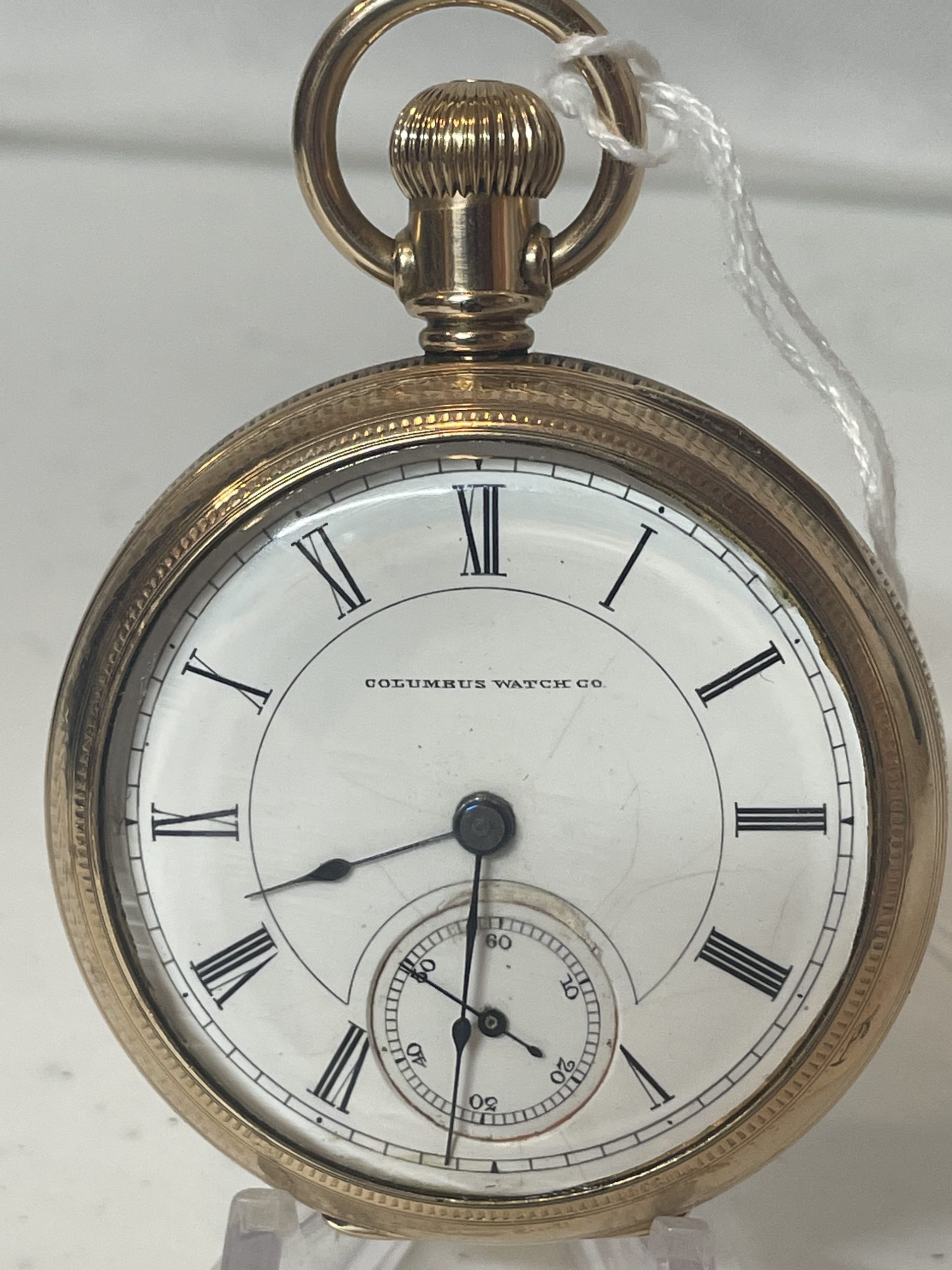 14K Gold Longines Columbus Wrist Watch 1920s-1930s - Timekeepersclayton