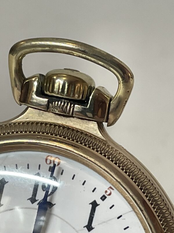 Illinois 16 size "Abe Lincoln" Railroad 21 jewel Pocket Watch - Image 5