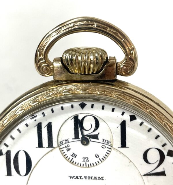 Waltham Vanguard 23 jewel Wind Indicator Railroad Pocket Watch - Image 2