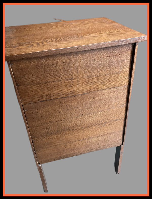 Beautiful Oak "Mission Style" Record Cabinet - Image 7