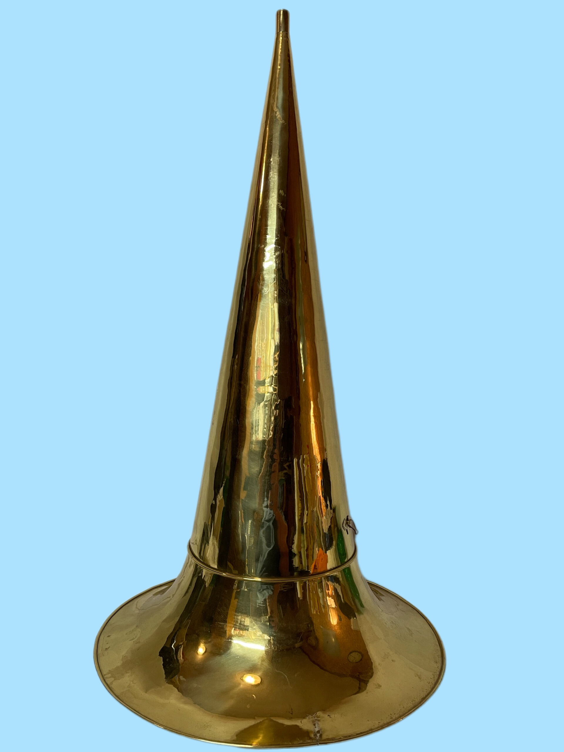 31″ Tall Brass Phonograph Horn