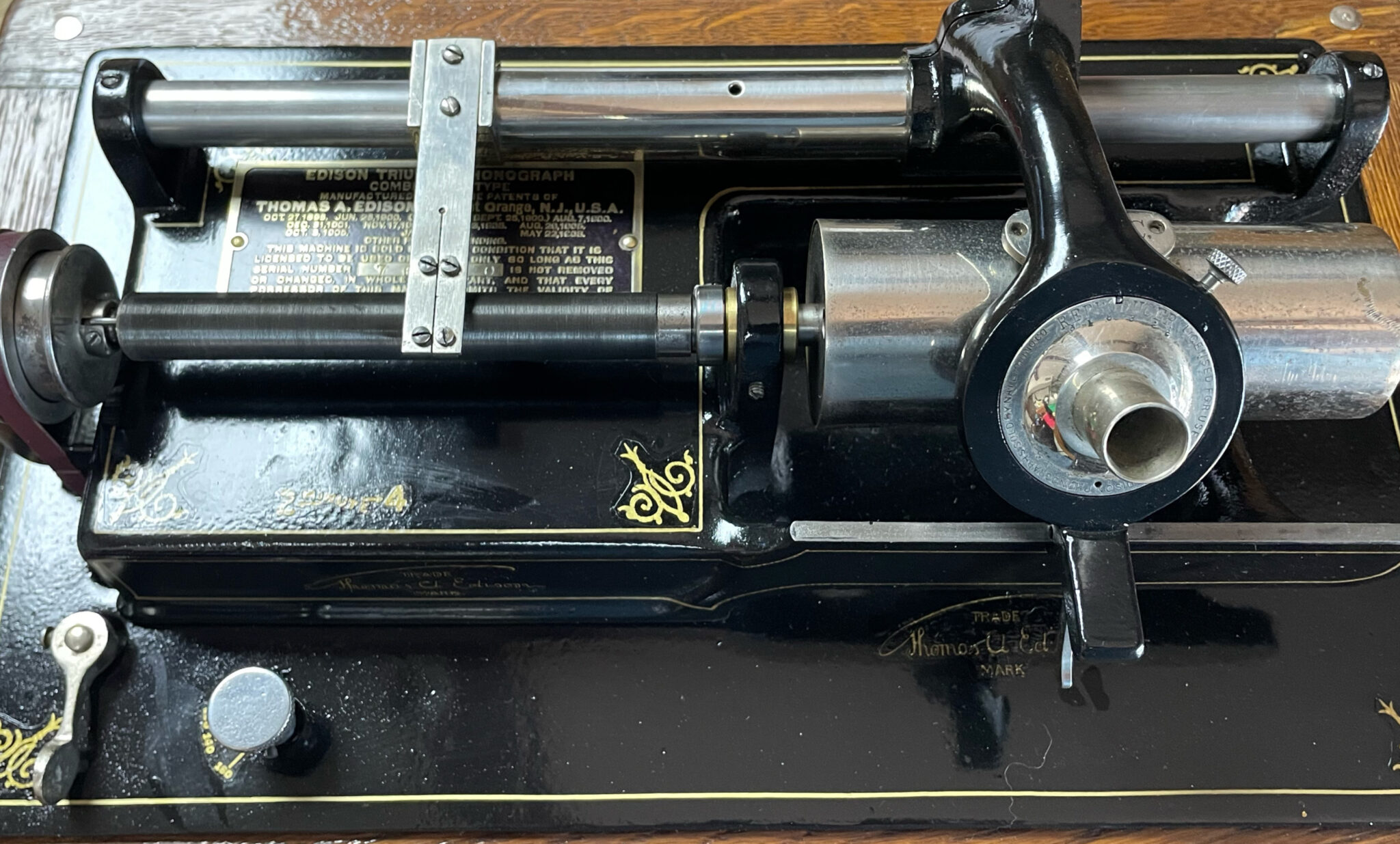 Edison Triumph Cylinder Phonograph Model D – 4-4 Time