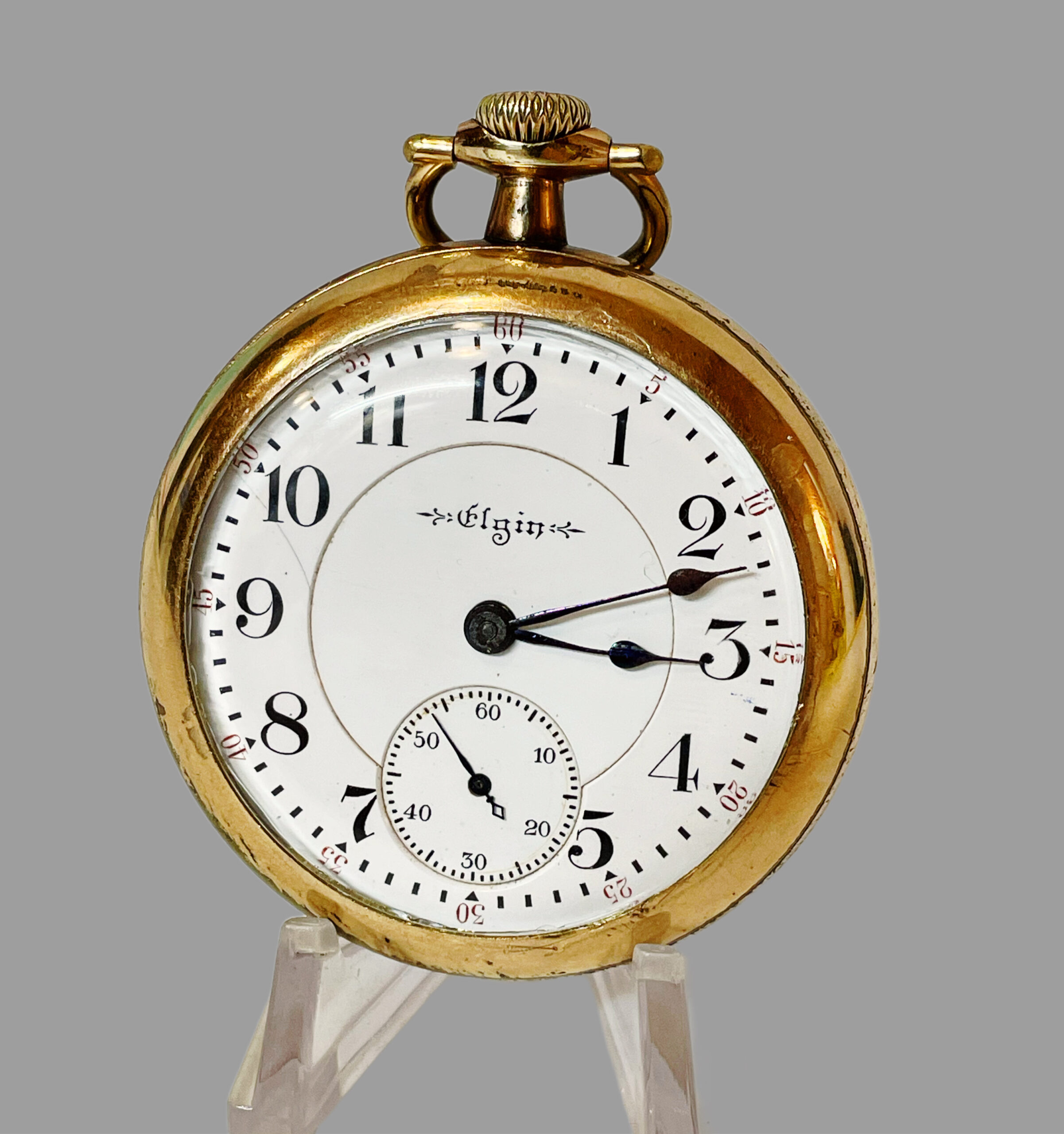 Elgin 18 size B.W. Raymond Railroad Grade Pocket Watch