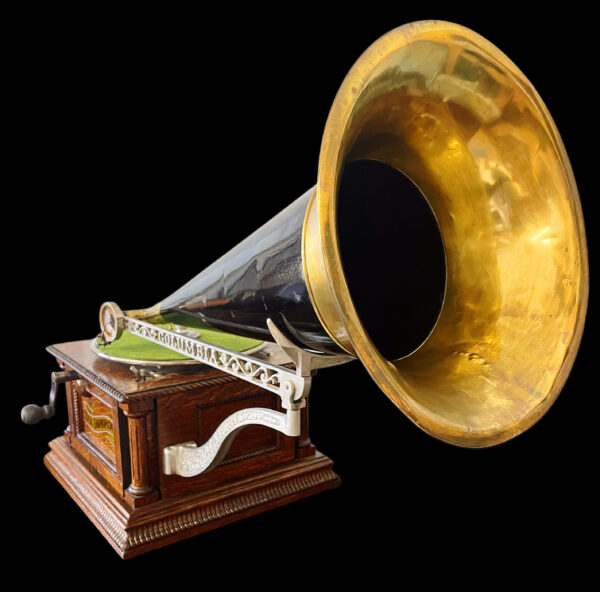 1901-1905 Columbia Nickel-Bed AH Phonograph * First Model *(RARE)