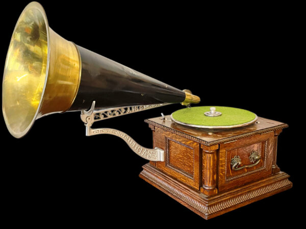 1901-1905 Columbia Nickel-Bed AH Phonograph * First Model *(RARE) - Image 4