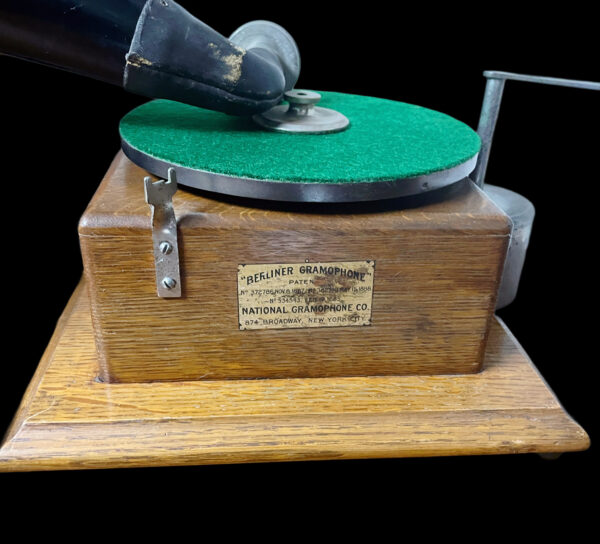 1898 Berliner Trademark Gramophone New York - Image 9