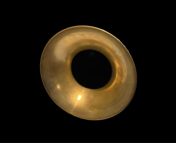 14-inch Black/Brass Phonograph Horn - Image 2