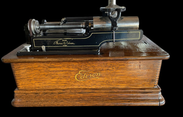 Edison Home Phonograph w/ Cygnet Horn - Image 7