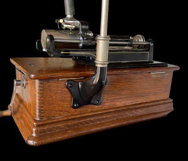 Edison Home Phonograph w/ Cygnet Horn - Image 8