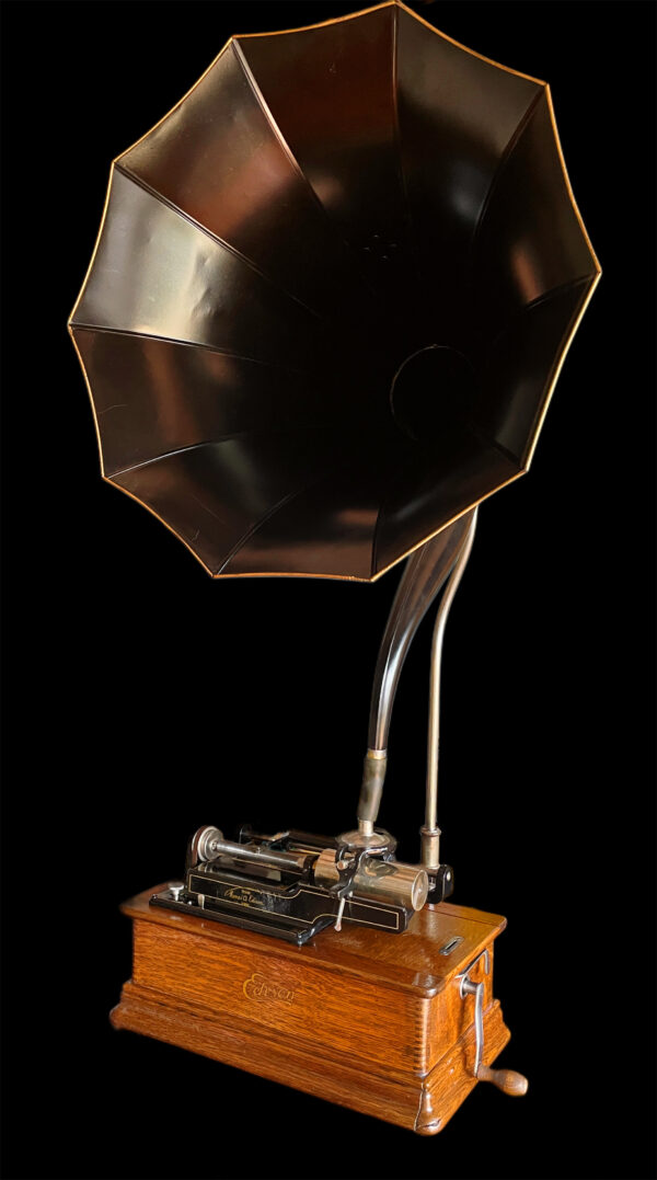 Edison Home Phonograph w/ Cygnet Horn