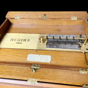 Regina Style 26 Oak "Coffin Top" Music Box 