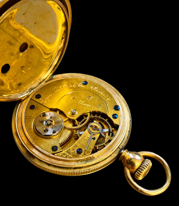 Elgin "Dexter St." 10 size key wind pocket watch - Image 4