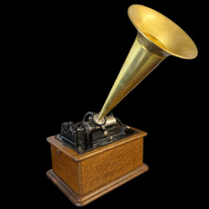 Edison Model B Standard Phonograph – Antique Cylinder Player, Restored!