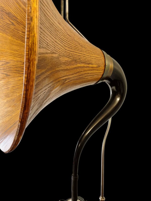 Edison Triumph “E” Phonograph with cygnet wood horn - Image 14