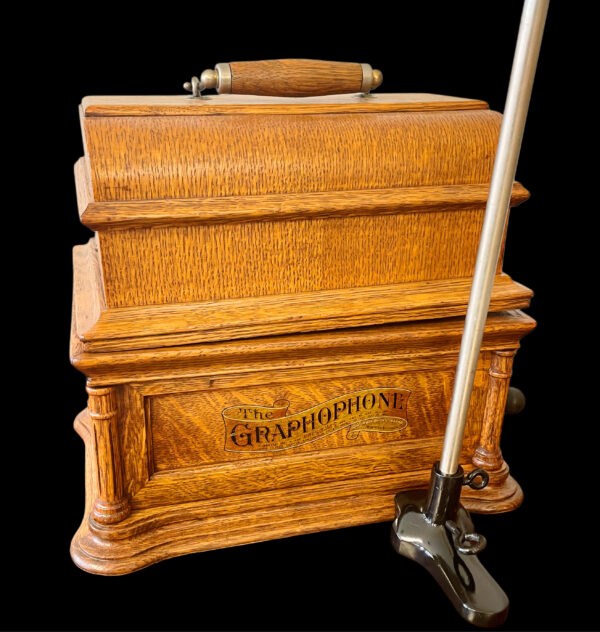 Columbia BF 6-inch Mandrel Cylinder Phonograph w/ Flower Horn - Image 5