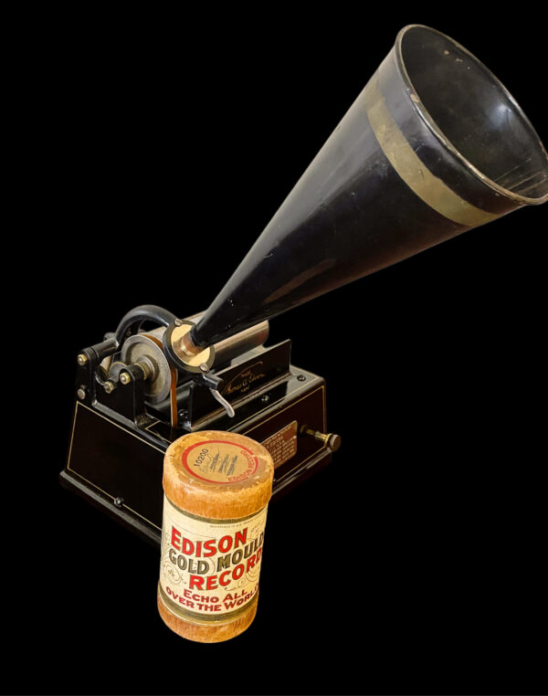 RARE...Edison Model "A" GEM - Drip Pan Phonograph "1899" - Image 2