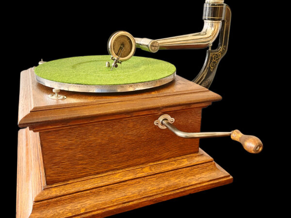 1912 Victor II Phonograph With Original Victor Horn - Image 7