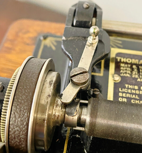 Edison Home Repeater Phonograph with Brass horn... RARE Machine - Image 10