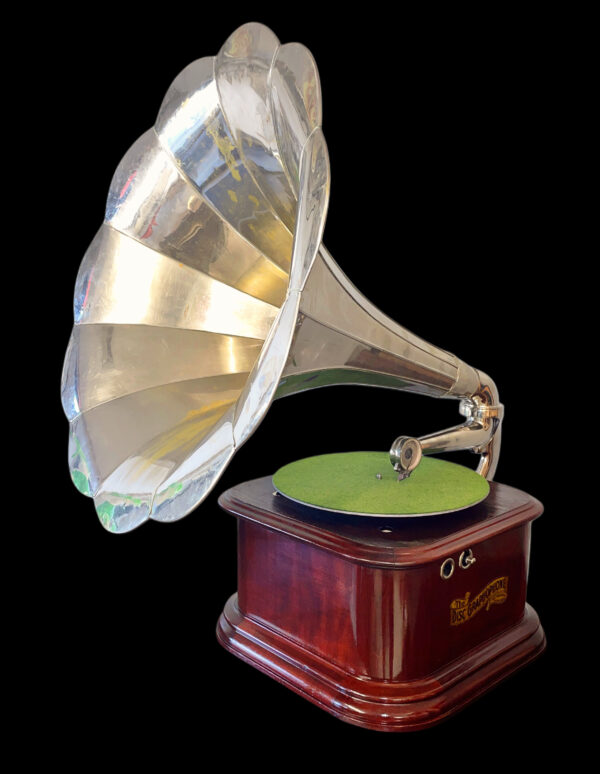Columbia BD "Majestic" Disc Graphophone w/ Large Nickle Horn - Image 8