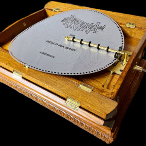 Antique Music Box Metal Disc