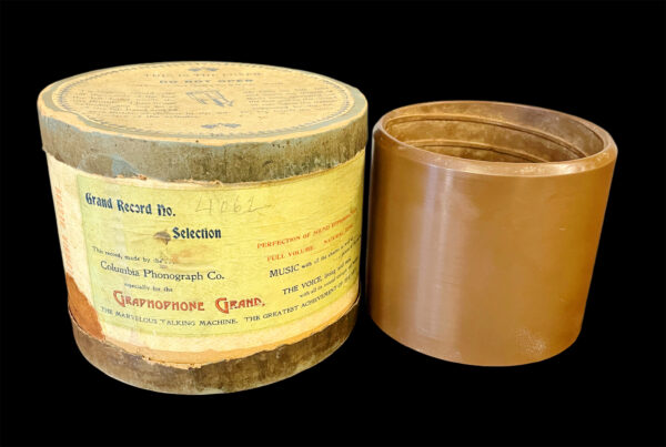 Edison 5 inch Concert Cylinder..."Male Quartette”