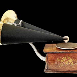 Rare Kalamazoo Duplex Phonograph - Vintage Two-Horn Acoustic Talking Machine!