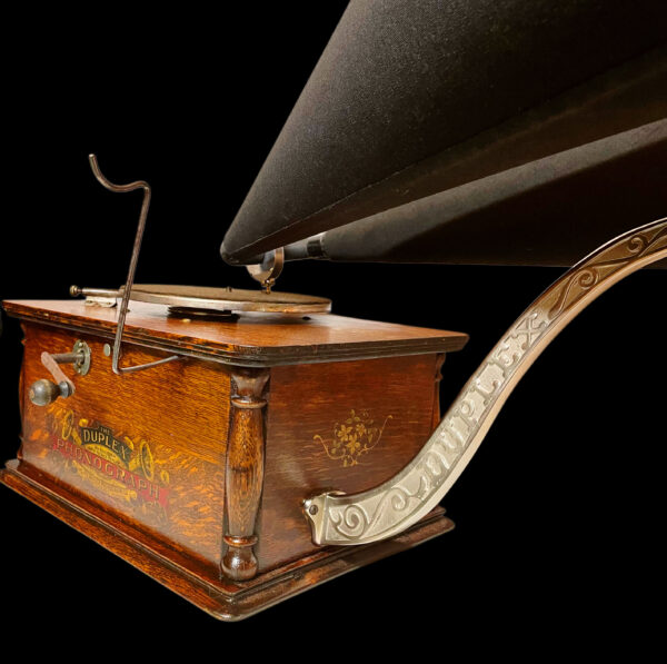 Rare Kalamazoo Duplex Phonograph - Vintage Two-Horn Acoustic Talking Machine! - Image 9