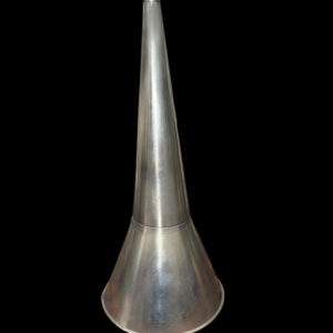 Early‑Style Tin Horn for Edison & Columbia Phonographs • Reproduction Funnel Horn