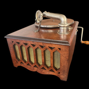 Vintage Autophone Disc Phonograph – Restored, Rare Dual‑Format Reproducer