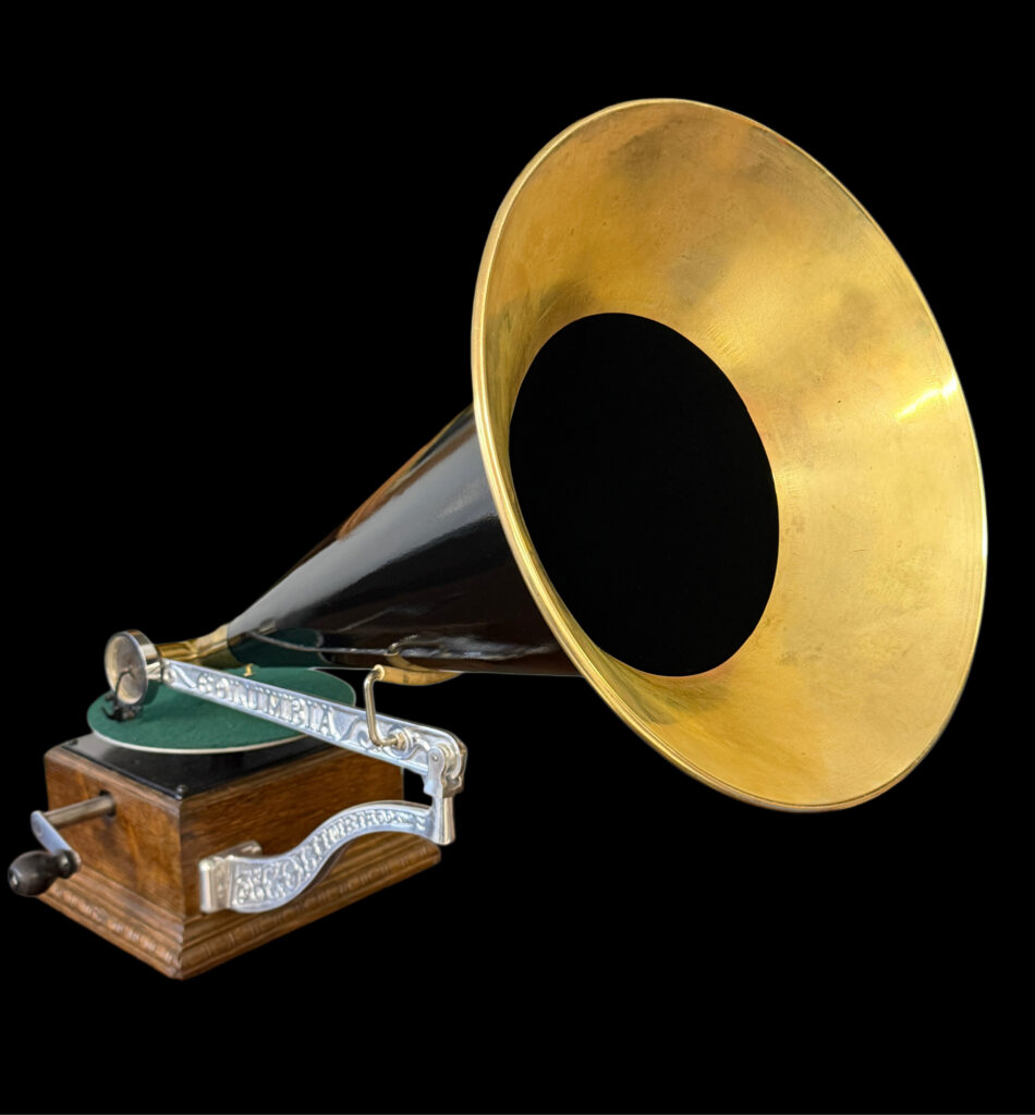 Restored Columbia AK Graphophone – Early Disc Phonograph with