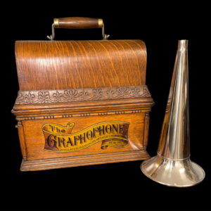 Columbia AT Cylinder Phonograph • Fully Restored • Rare First Version (1897–1898)