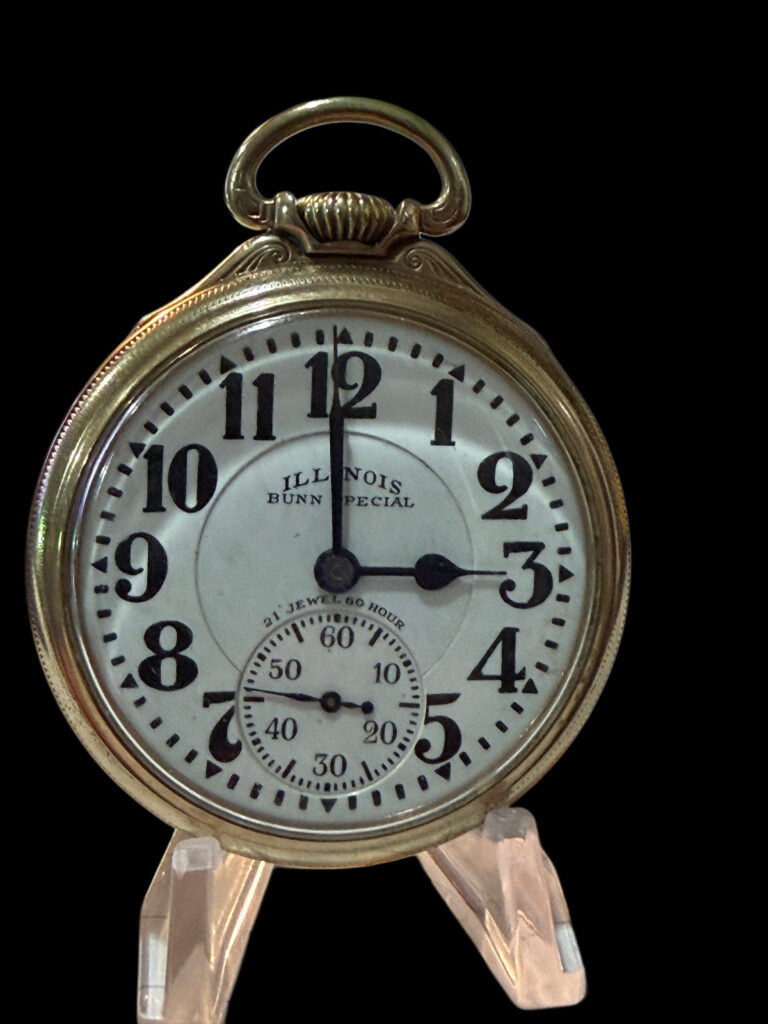 ダイコー　POWRCOME チヌ　1号/53 Rare Illinois Bunn Special 161 Type 2 • Sixty Hour Railroad Watch