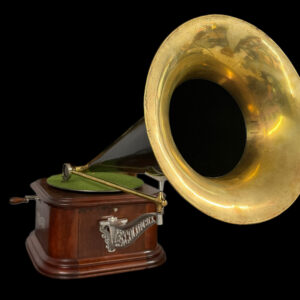 Antique Columbia AR Disc Phonograph — Long‑Playing 3‑Spring Motor, Restored!