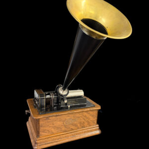 Antique Edison Standard Model D Cylinder Player • Mechanically Restored • Dual‑Format