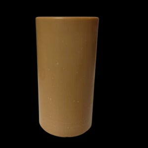 Light Brown 2‑Minute Wax Cylinder Record – Early Edison/Columbia Era Antique Audio