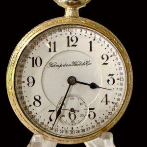 High‑Grade Hampden Model 104 • 23‑Jewel Railroad Watch • Montgomery Dial • Collector Quality!