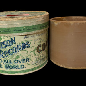 Rare Edison Concert Cylinder (5‑Inch) – Unidentified Irish Tune – Antique Phonograph Record