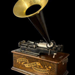 Museum‑Grade Edison Banner Front Phonograph with 1904 Aiken Repeater | Rare Cylinder Machine!