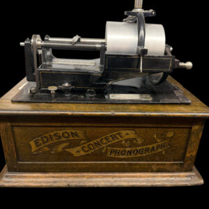 Edison “Concert–Spring Motor” Cylinder Phonograph Restoration Project