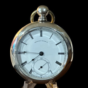 1864 Waltham P.S. Bartlett Civil War Pocket Watch | Sterling Silver 18 Size Key Wind